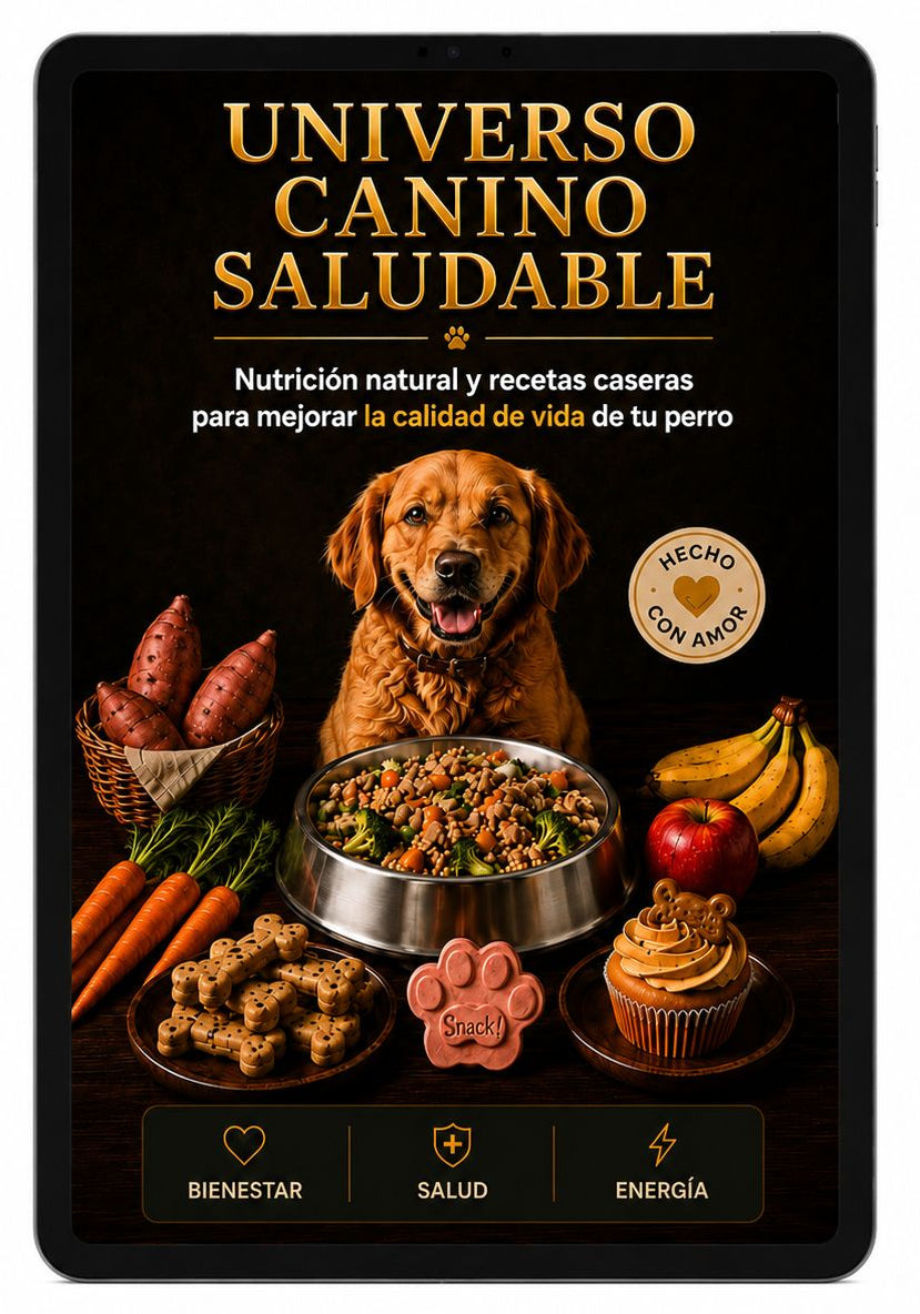 El Universo Canino: Recetas y Nutrición Saludable + 4 Bonos de Regalo 🎁
